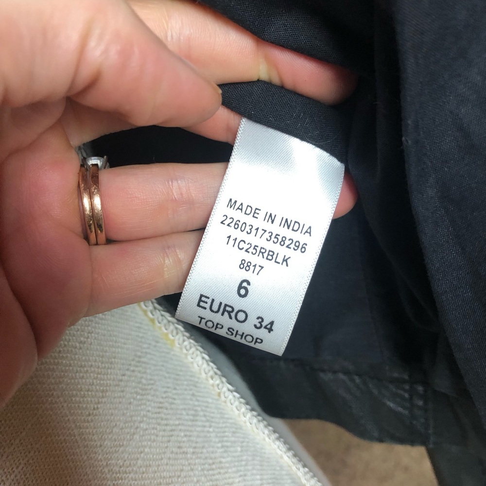 TOPSHOP Leather Jacket. Size XS - Picture 6 of 11